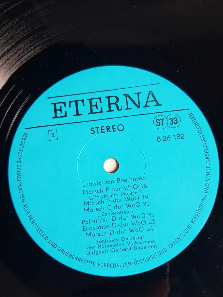 Ludwig van Beethoven, Gewandhausorchester Leipzig, Heinz Bongartz, Zentrales Orchester Der Nationalen Volksarmee, Gerhard Baumann – Wellingtons Sieg Oder Die Schlacht