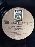 Beethoven - Berliner Philharmoniker, David Oistrach, Mstislaw Rostropowitsch, Svjatoslav Richter, Herbert von Karajan ‎– Tripelkonzert C-Dur Op.56