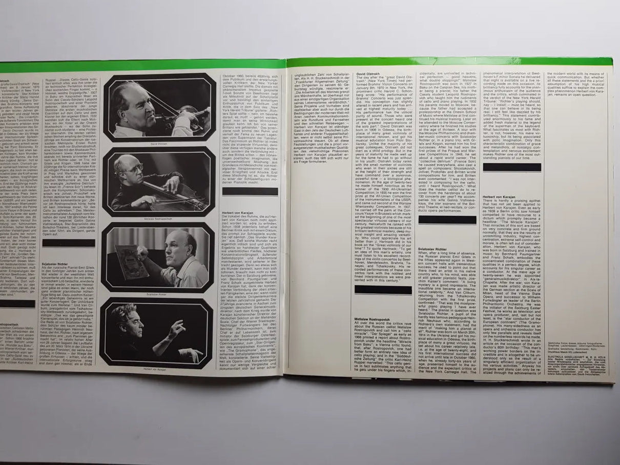 Beethoven - Berliner Philharmoniker, David Oistrach, Mstislaw Rostropowitsch, Svjatoslav Richter, Herbert von Karajan ‎– Tripelkonzert C-Dur Op.56