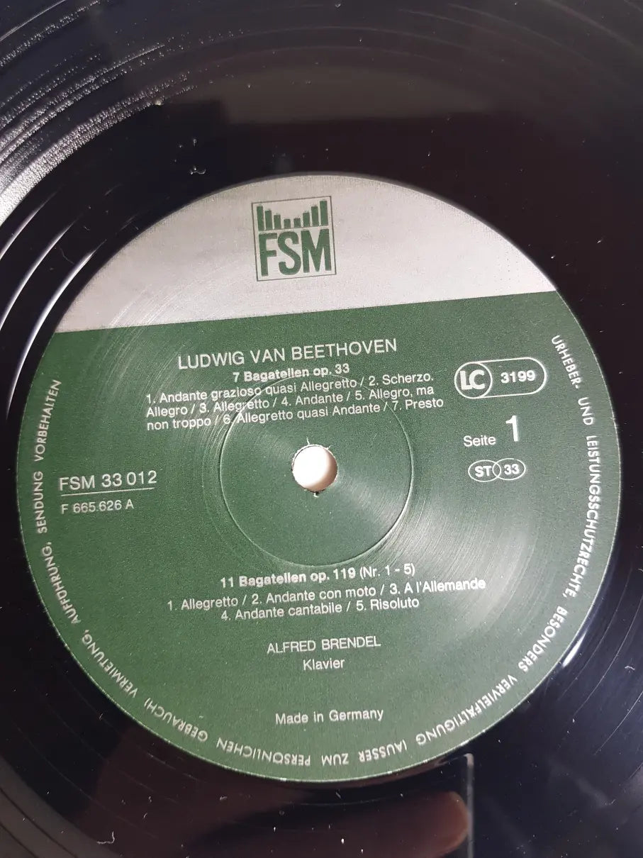 Beethoven - Alfred Brendel – Diabelli Variationen / Sämtliche Bagatellen