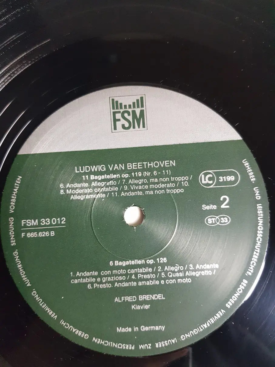 Beethoven - Alfred Brendel – Diabelli Variationen / Sämtliche Bagatellen