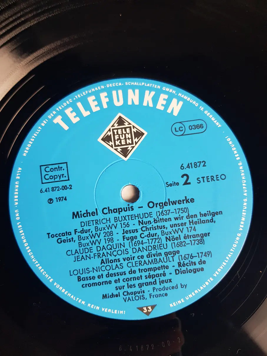 Buxtehude • Bach • Daquin • Dandrieu • Clerambault − Michel Chapuis – Orgelwerke • Organ Works • Œuvres D'Orgue