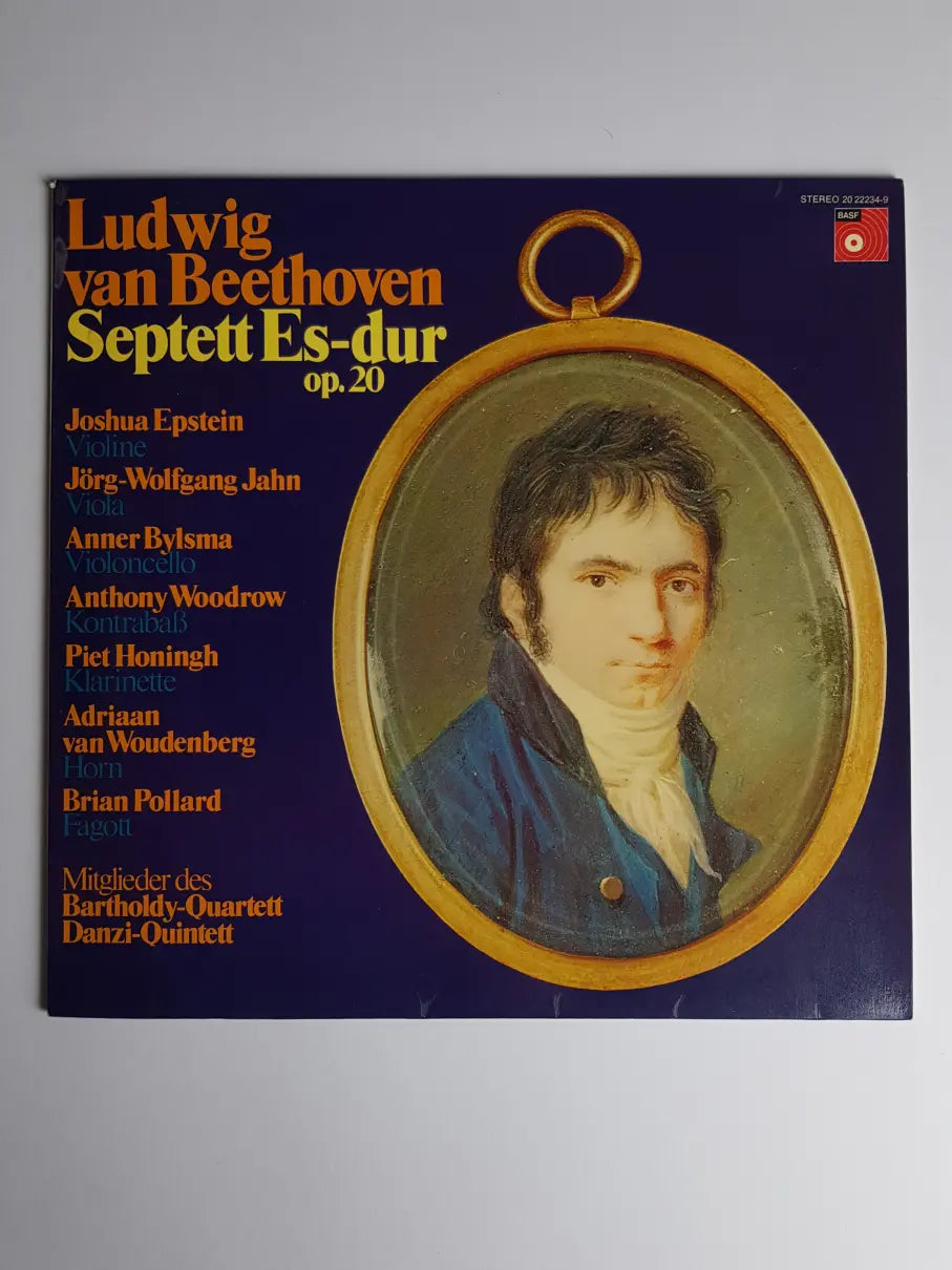 Ludwig van Beethoven - Joshua Epstein, Jörg-Wolfgang Jahn, Anner Bylsma, Anthony Woodrow, Piet Honingh, Adriaan van Woudenberg, Brian Pollard, Mitglieder Des Bartholdy-Quartett, Mitglieder Des Danzi-Quartett – Septett Es-dur Op. 20