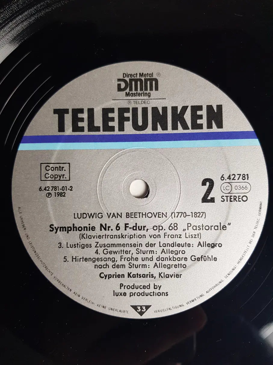 Beethoven / Liszt - Cyprien Katsaris – Symphonie Nr. 6 "Pastorale"
