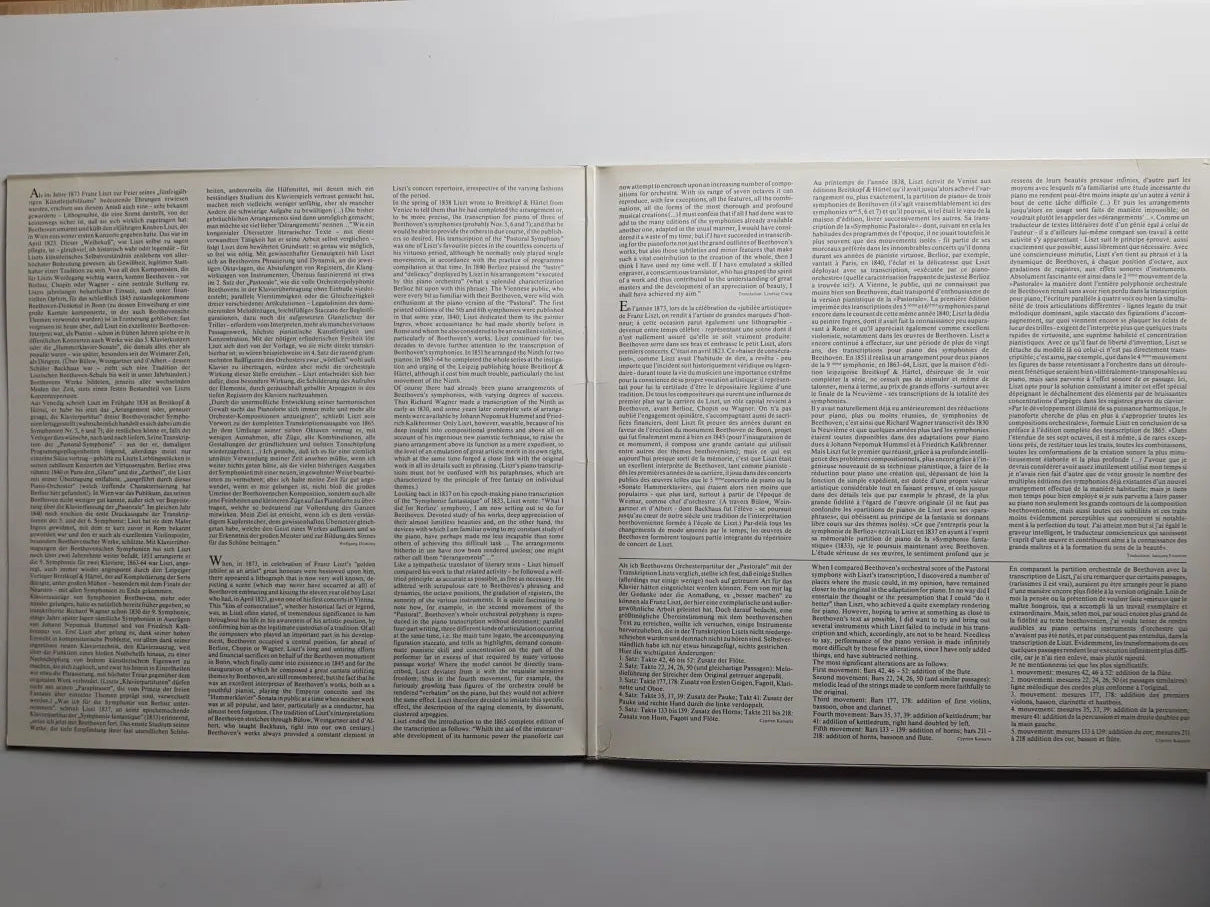 Beethoven / Liszt - Cyprien Katsaris – Symphonie Nr. 6 "Pastorale"