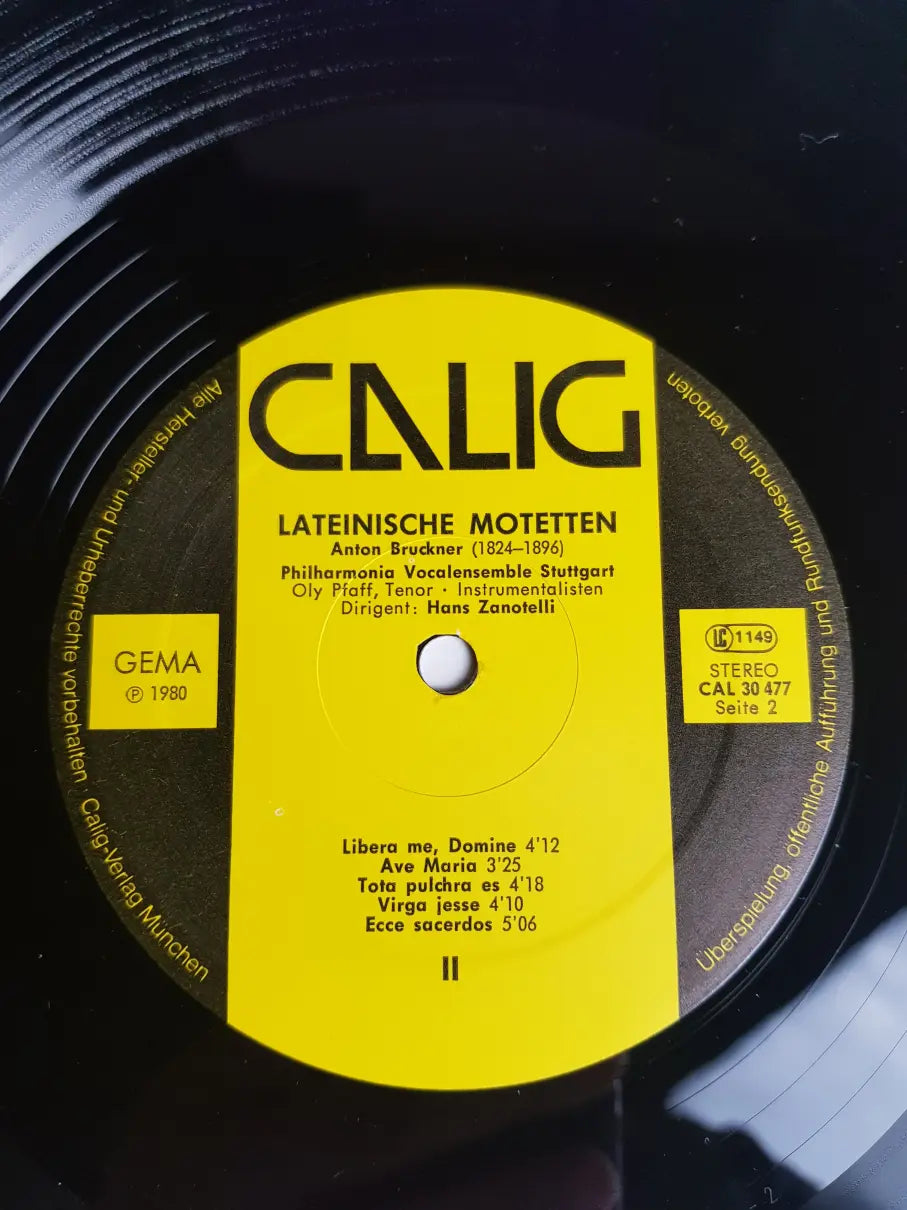 Anton Bruckner, Philharmonia Vocalensemble Stuttgart, Hans Zanotelli – Lateinische Motetten . Latin Motets