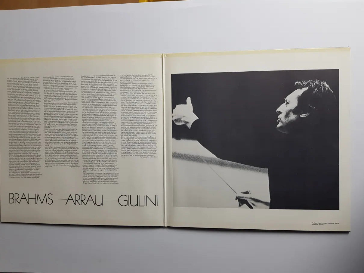 Johannes Brahms - Claudio Arrau, Philharmonia Orchester London, Carlo Maria Giulini – Klavierkonzerte Nrs. 1 & 2