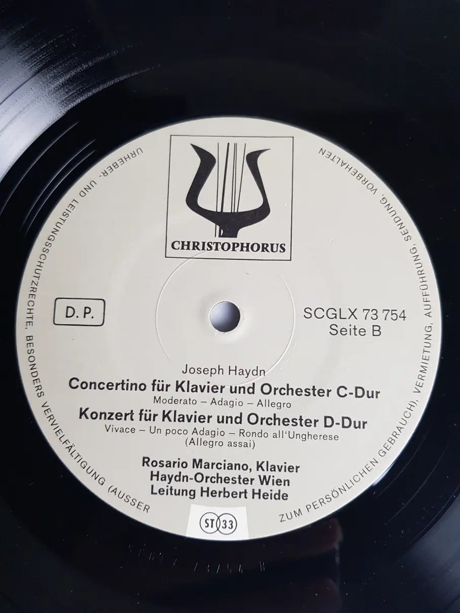 Beethoven, Haydn, Rosario Marciano, Herbert Heide, Wiener Haydn Orchester – Klavierkonzerte