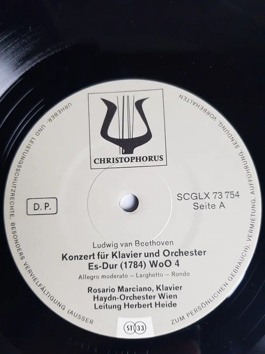 Beethoven, Haydn, Rosario Marciano, Herbert Heide, Wiener Haydn Orchester – Klavierkonzerte