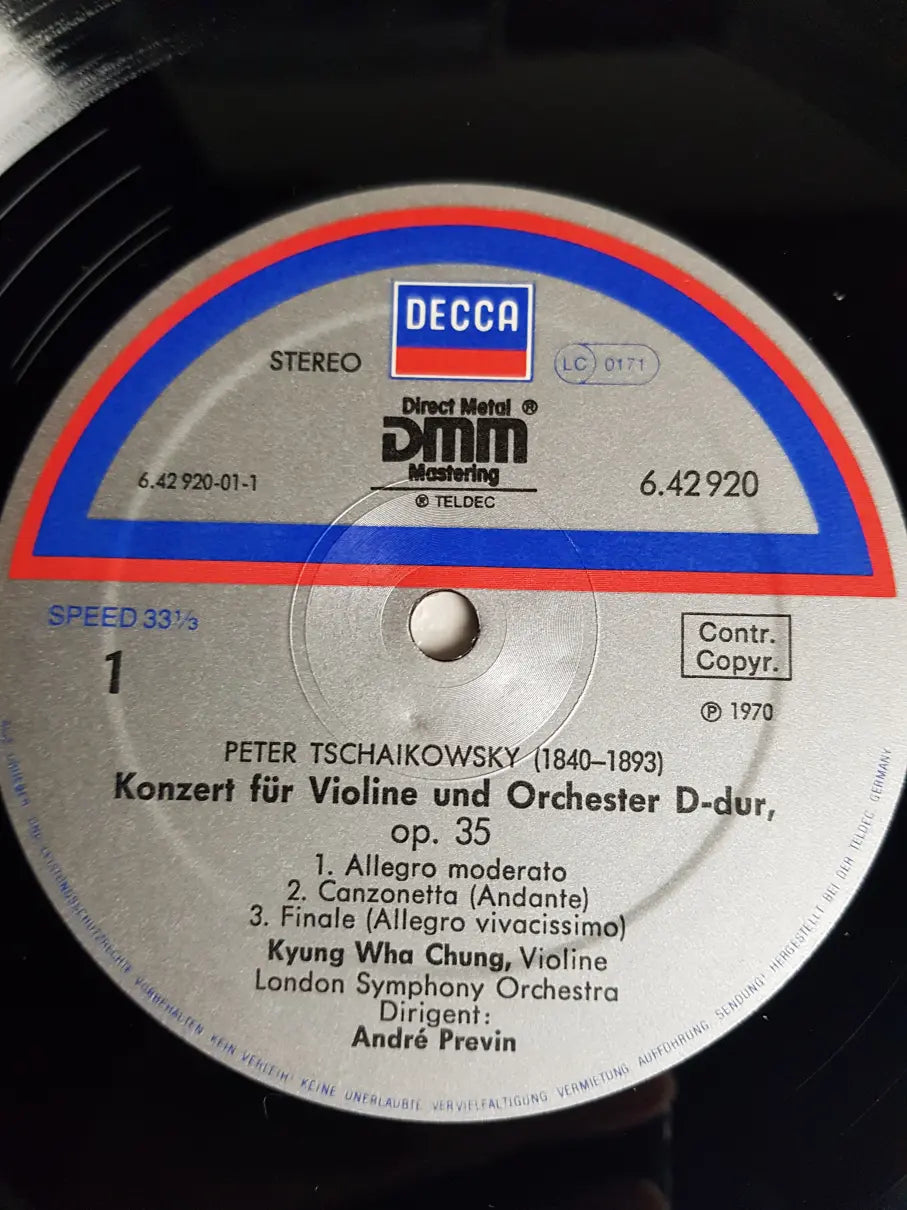 Kyung Wha Chung, Tschaikowsky / Bruch – Violinkonzerte