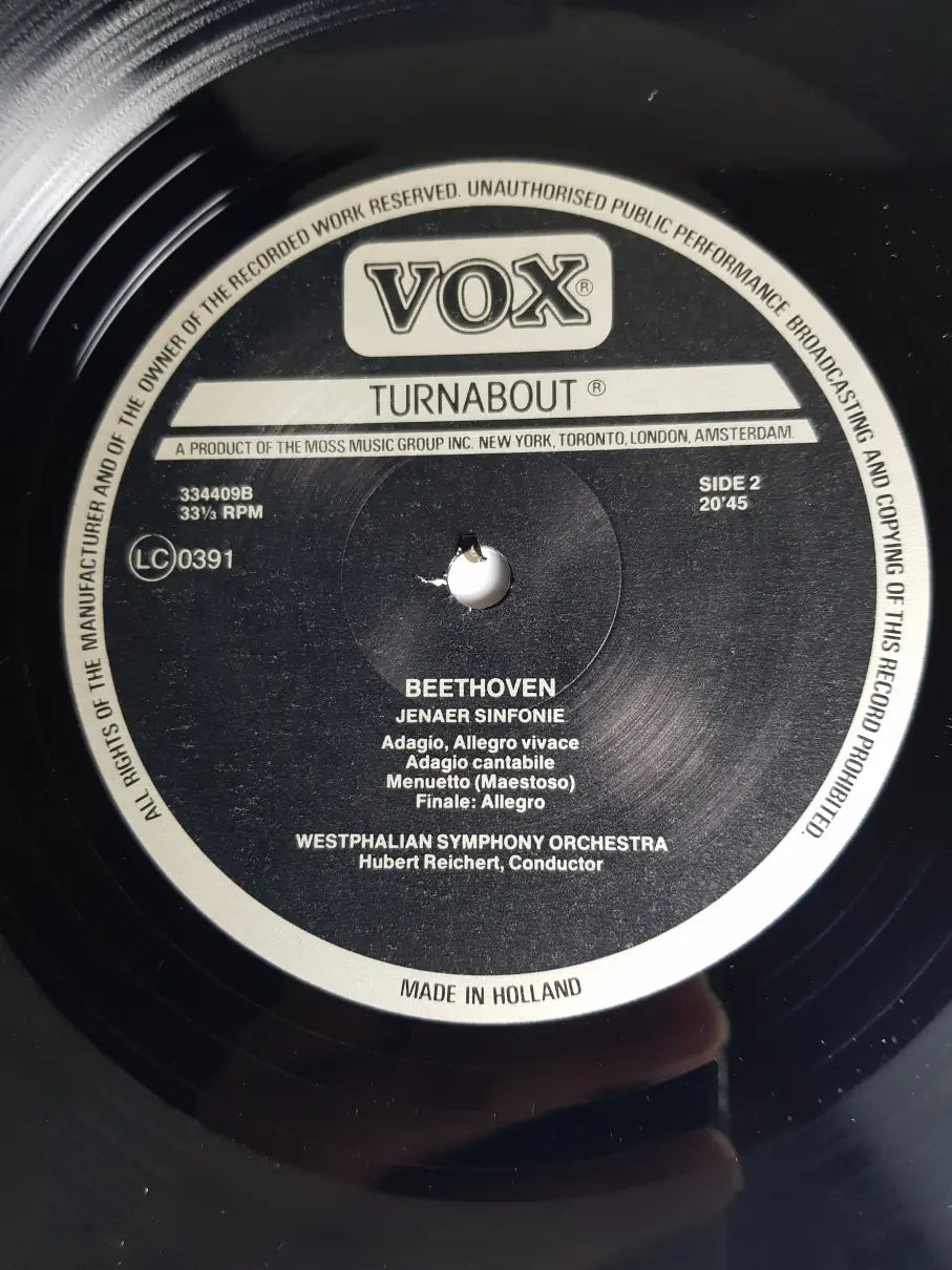 Beethoven, Westphalian Symphony Orchestra, Hubert Reichert, Witt – Wellington's Victory, Op. 91 / Music For A Ritterballett, Woo1 / Jena Symphony