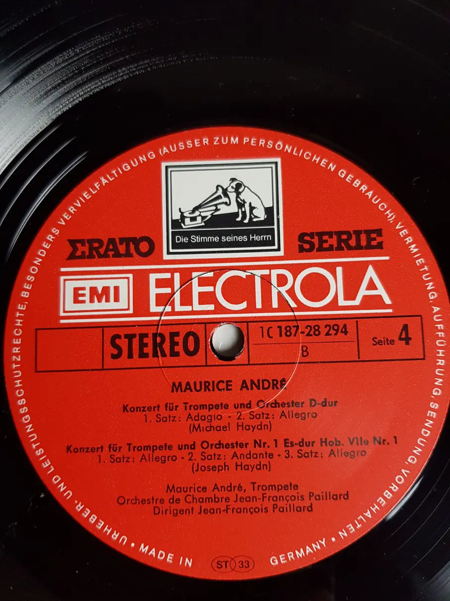 Maurice André – Spielt Albinoni Telemann Hertel M. Haydn J. Haydn