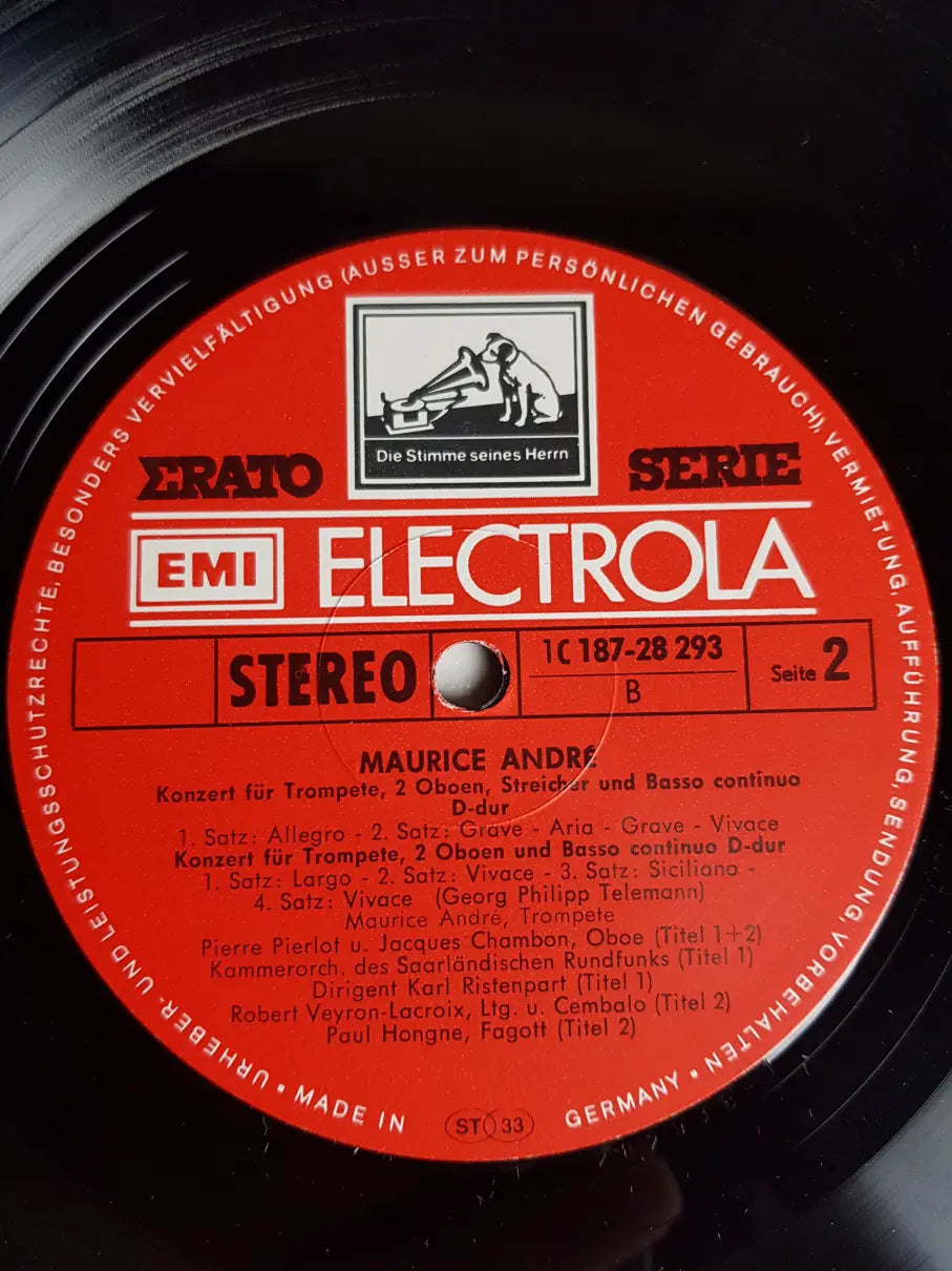 Maurice André – Spielt Albinoni Telemann Hertel M. Haydn J. Haydn