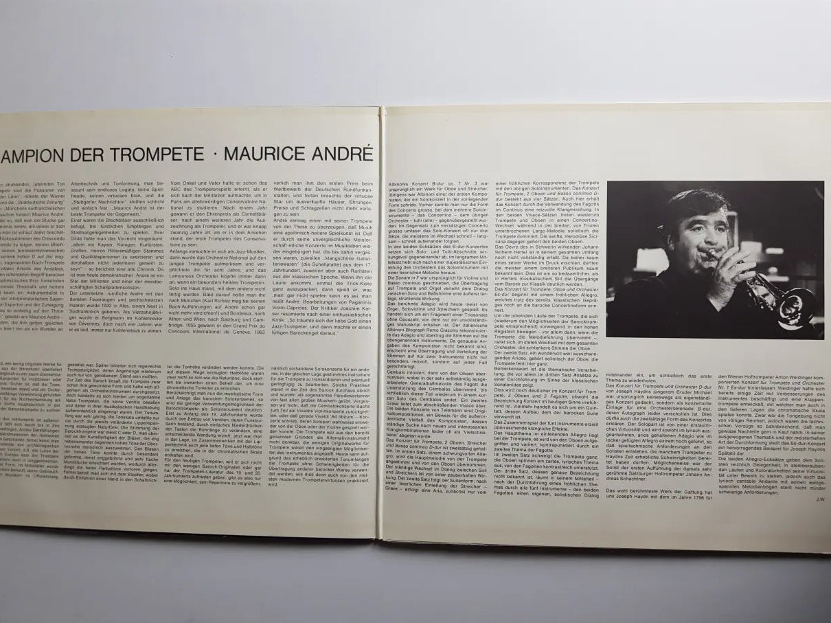 Maurice André – Spielt Albinoni Telemann Hertel M. Haydn J. Haydn