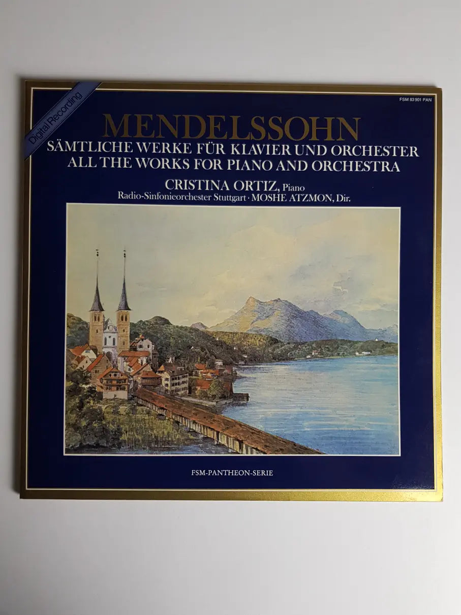 Mendelssohn - Cristina Ortiz, Radio-Sinfonieorchester Stuttgart · Moshe Atzmon – Sämtliche Werke Für Klavier Und Orchester = All The Works For Piano And Orchestra