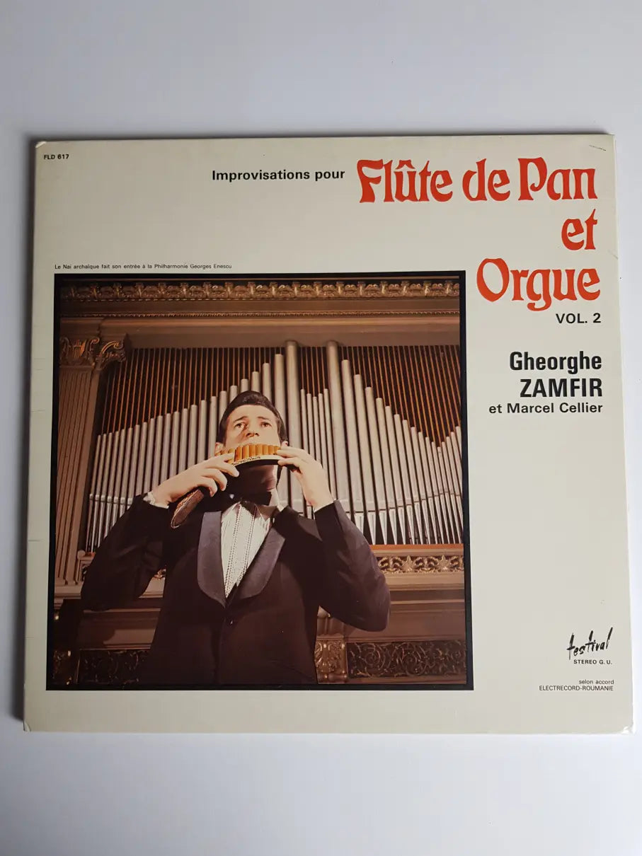 Gheorghe Zamfir Et Marcel Cellier – Improvisations Pour Flûte De Pan Et Orgue Vol. 2