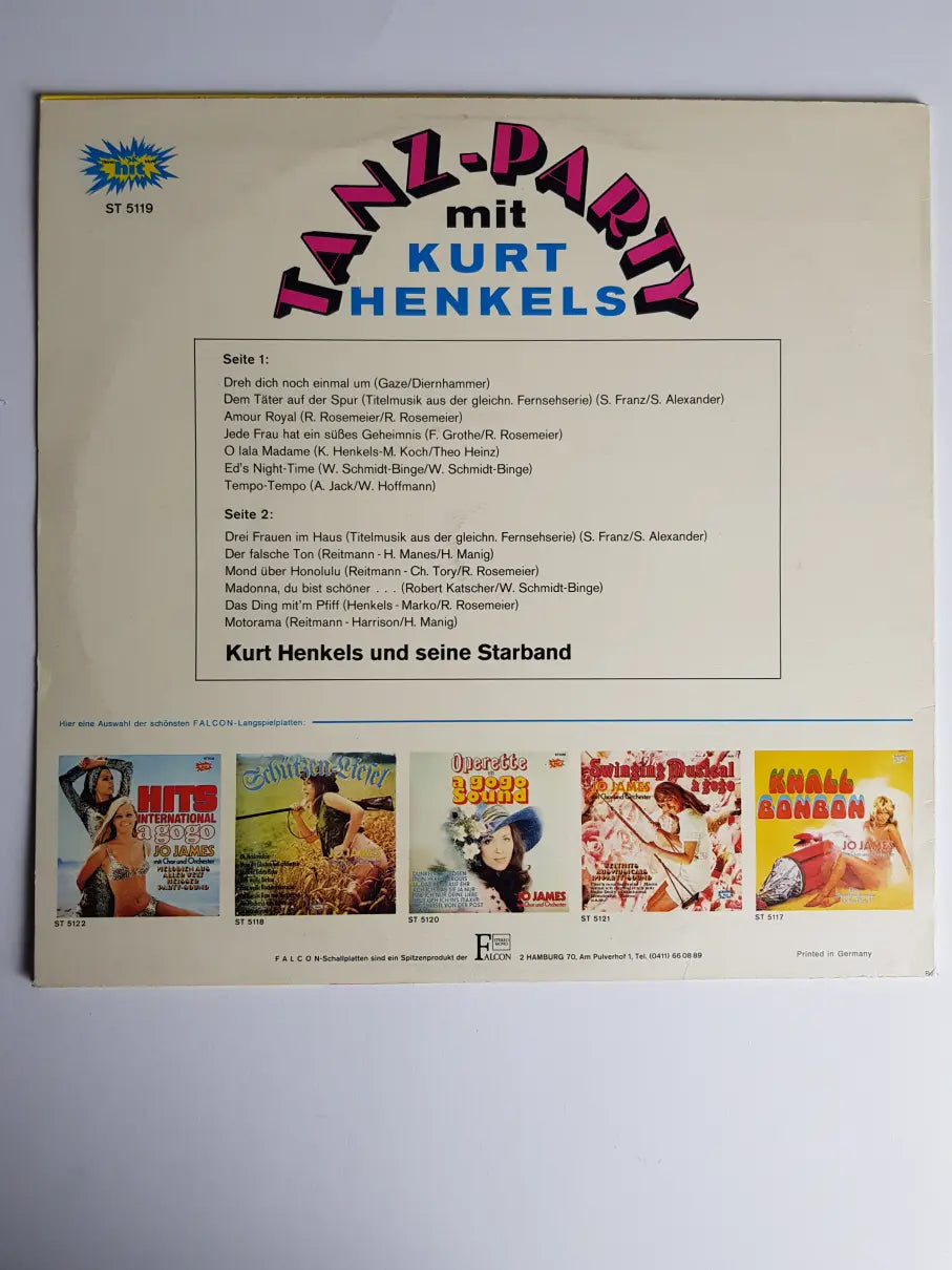 Kurt Henkels Und Seine Starband – Tanz-Party Mit Kurt Henkels