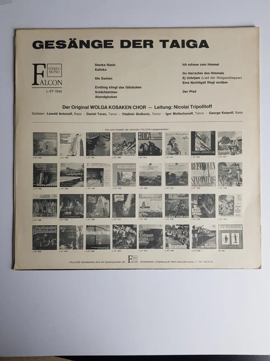 Der Original Wolga Kosaken Chor – Gesänge Der Taiga