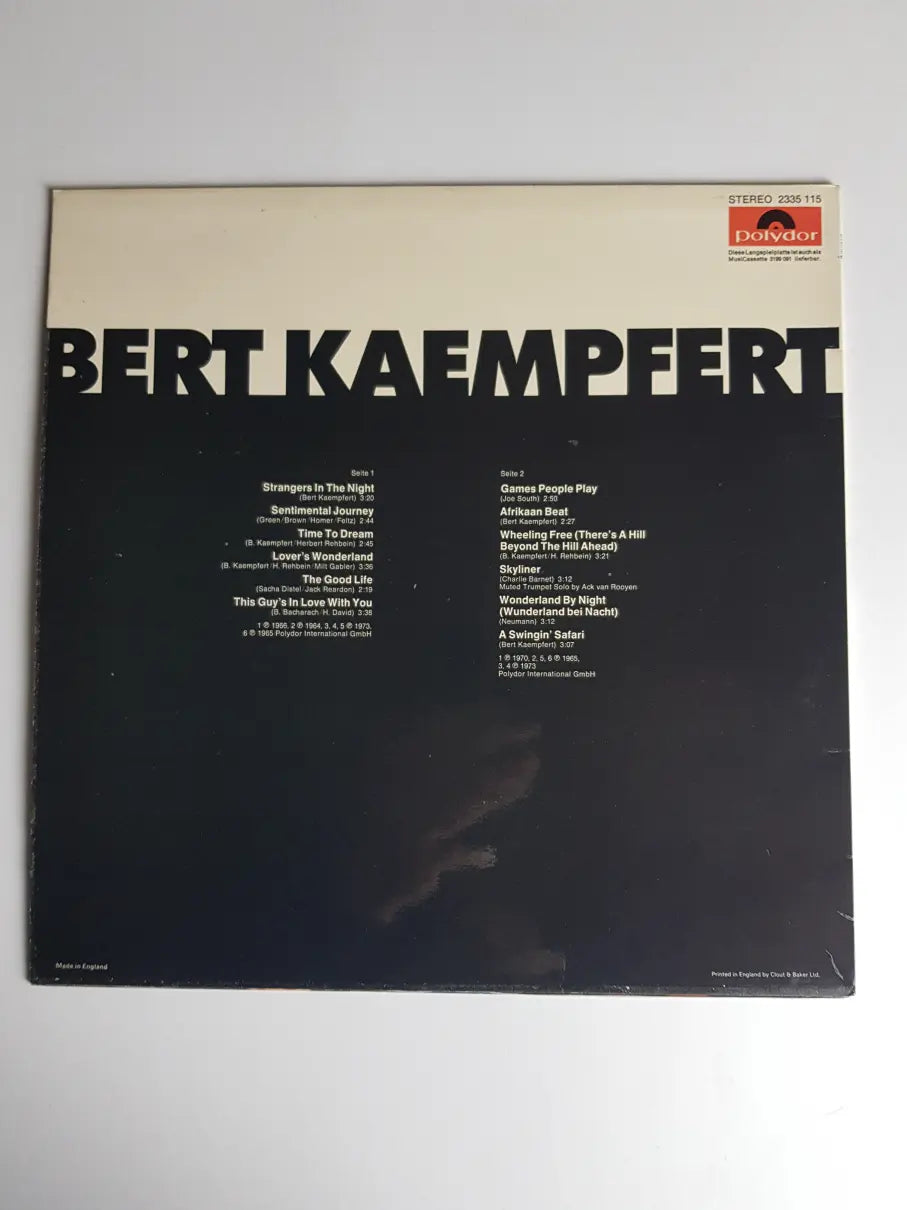 Bert Kaempfert – Bert Kaempfert