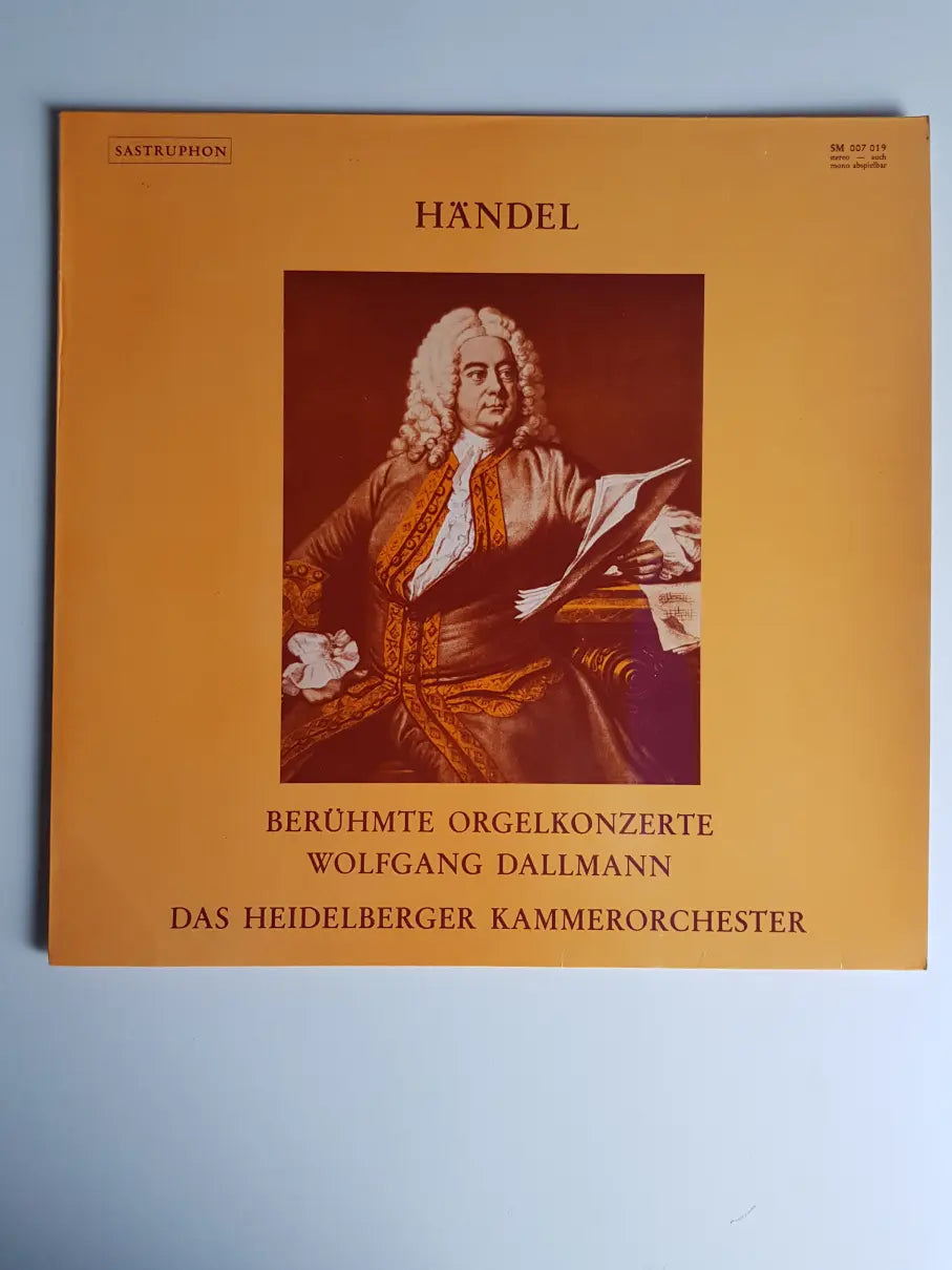 Händel - Wolfgang Dallmann, Das Heidelberger Kammerorchester – Berühmte Orgelkonzerte