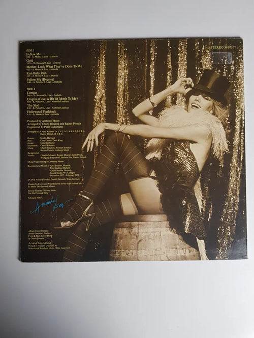Amanda Lear ‎– Sweet Revenge LP mit Poster
