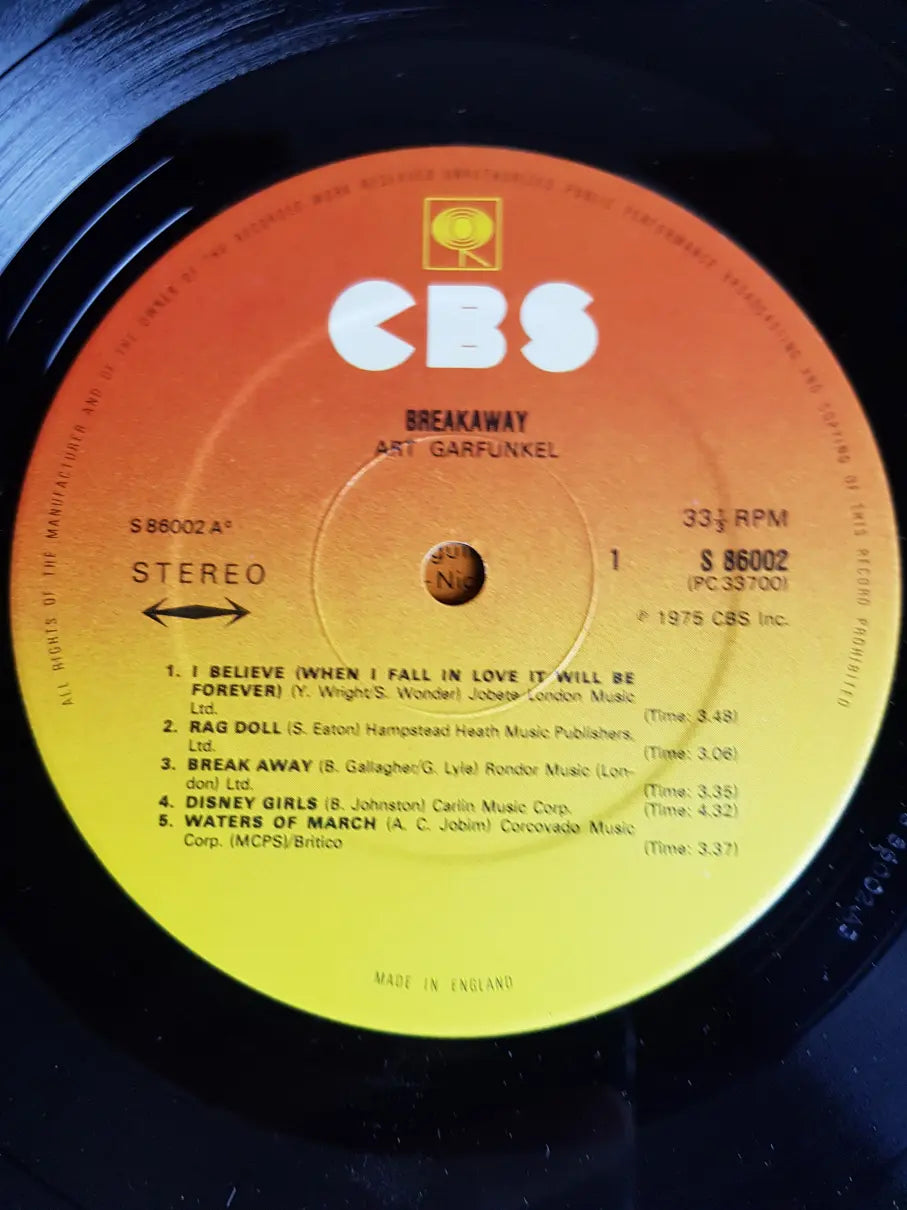 Art Garfunkel – Breakaway