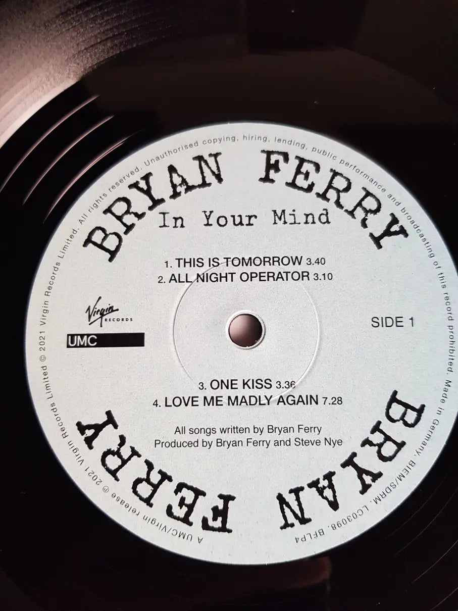 Bryan Ferry - In Your Mind 180 gramm