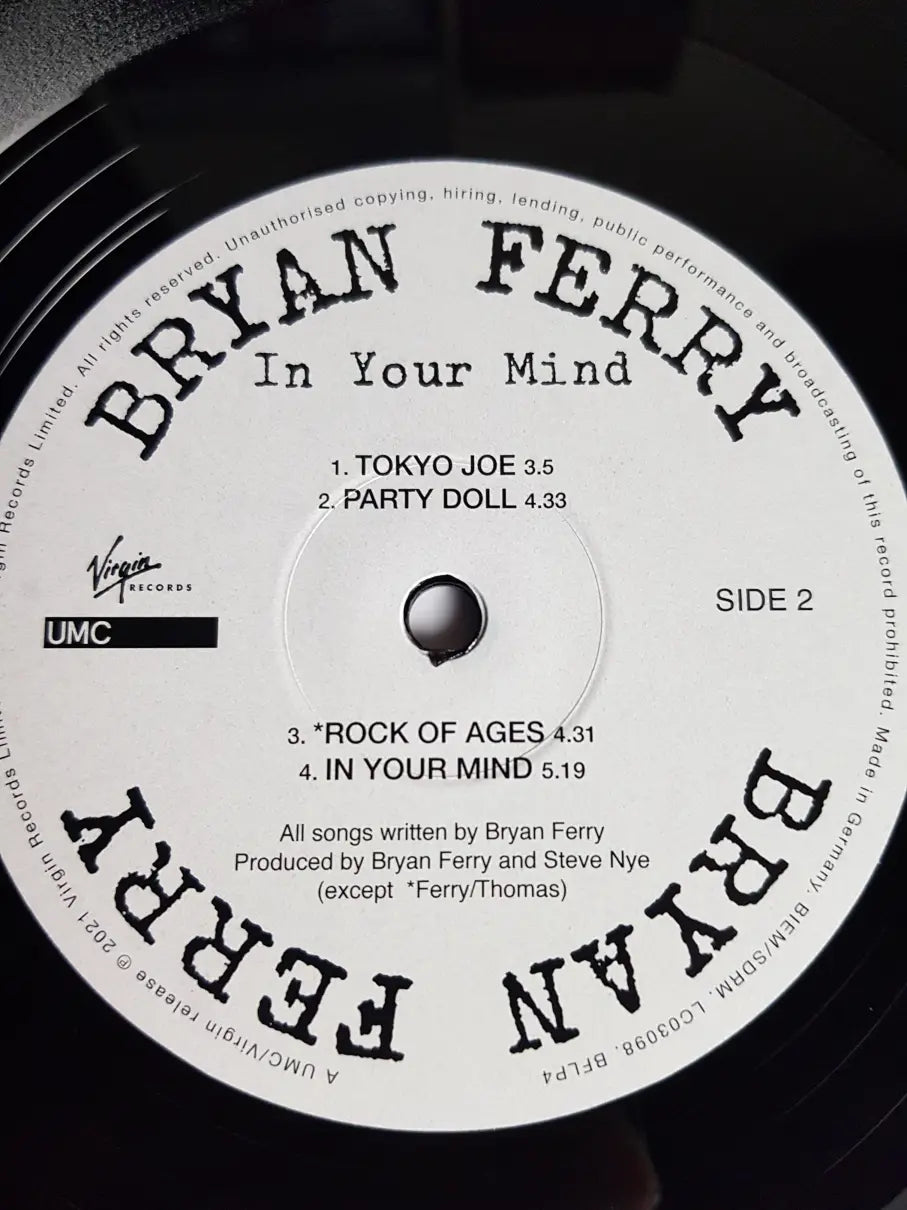 Bryan Ferry - In Your Mind 180 gramm