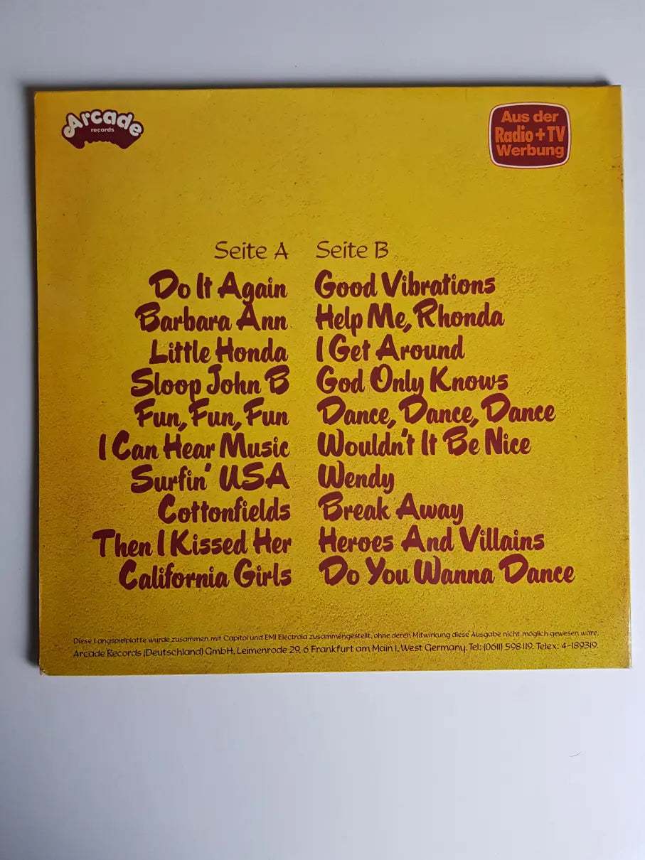The Beach Boys – 20 Grössten Hits