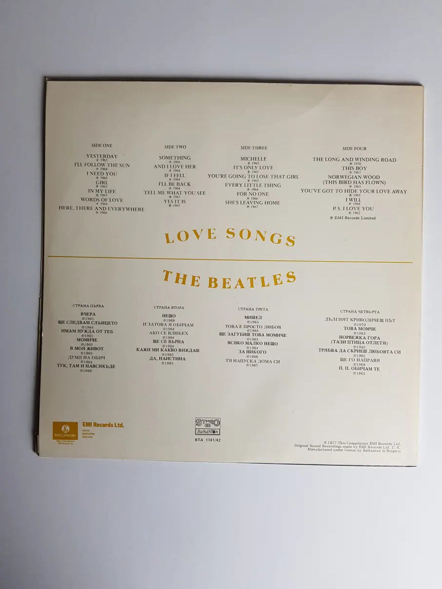 The Beatles – Love Songs