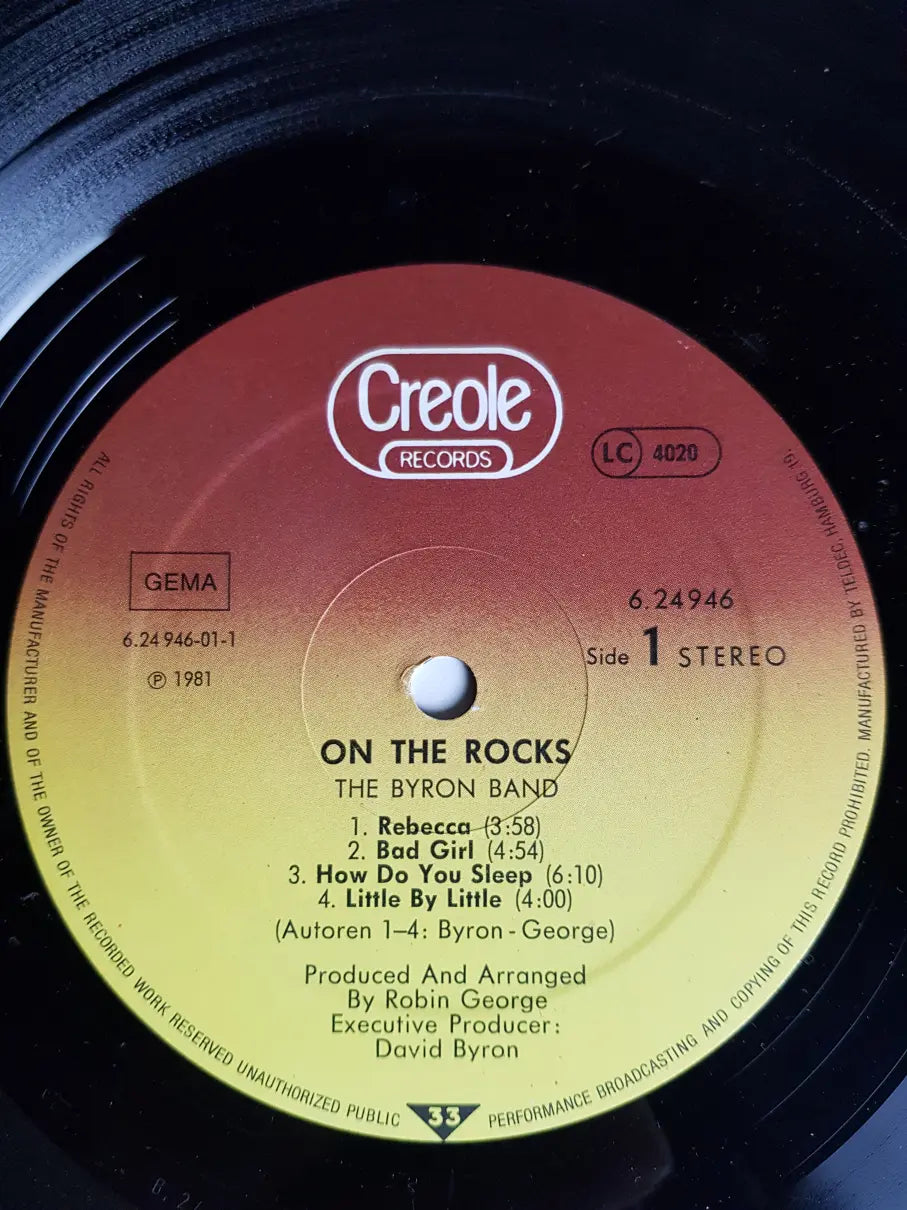 The Byron Band – On The Rocks
