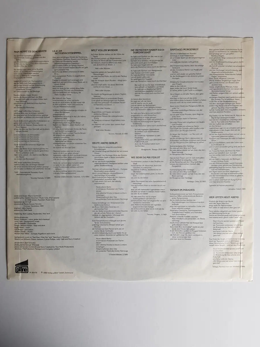 Bruce Cockburn ‎– World Of Wonders