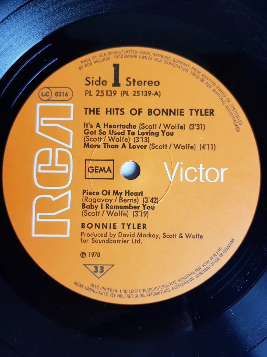 Bonnie Tyler – The Hits Of Bonnie Tyler