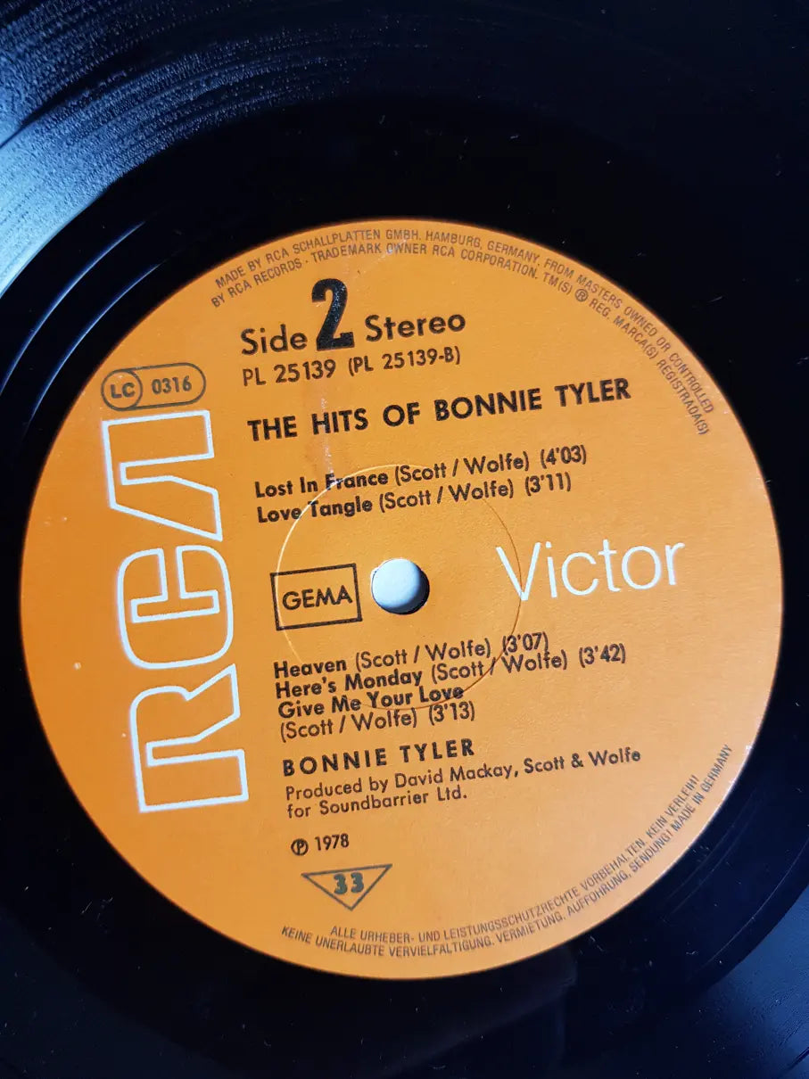 Bonnie Tyler – The Hits Of Bonnie Tyler