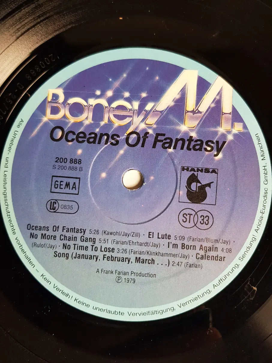 Boney M. – Oceans Of Fantasy / Misprint
