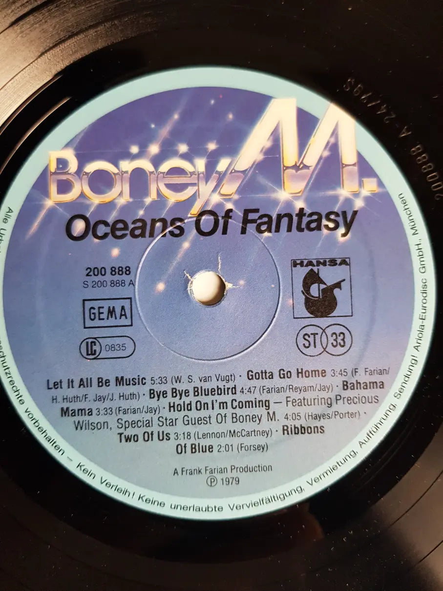 Boney M. – Oceans Of Fantasy / Misprint