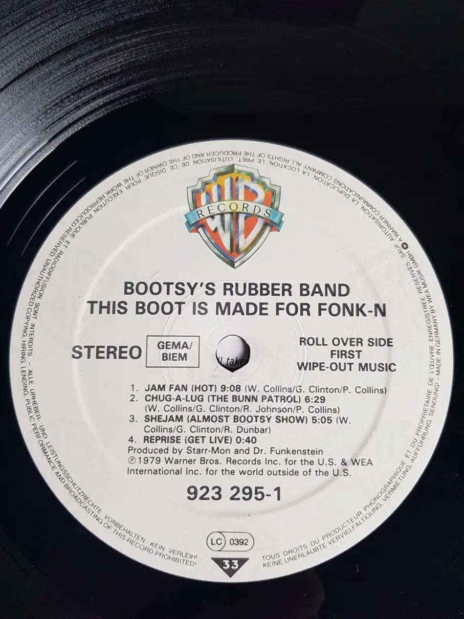 Bootsy's Rubber Band – This Boot Is Made For Fonk-n