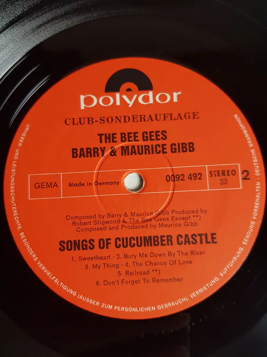 Bee Gees – Cucumber Castle - Club Sonderauflage