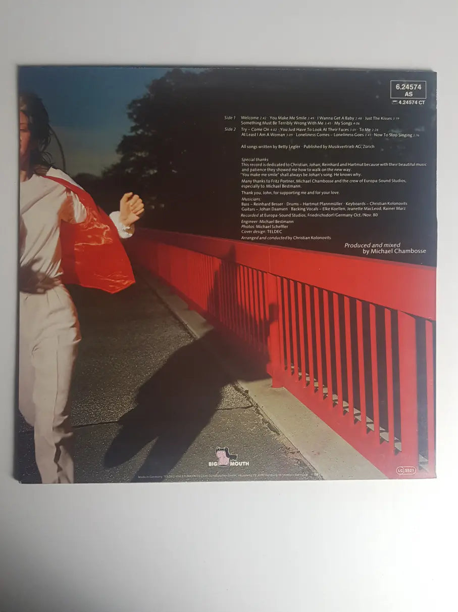 Betty Legler – Betty Legler