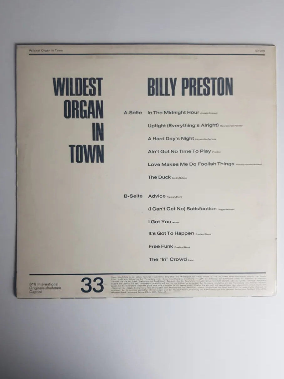 Billy Preston – Wildest Organ In Town!