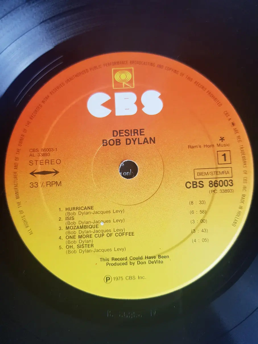 Bob Dylan – Desire