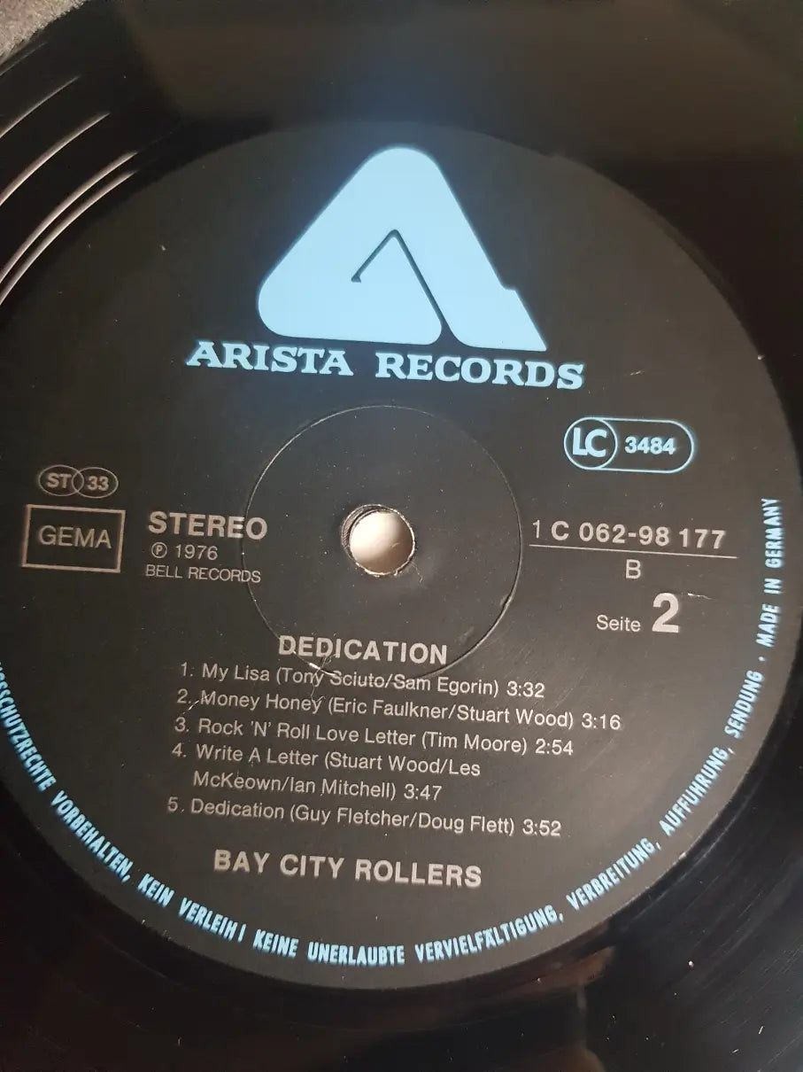 Bay City Rollers – Dedication