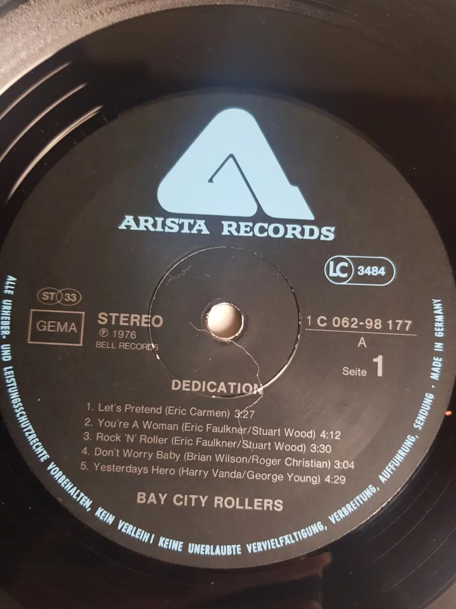 Bay City Rollers – Dedication