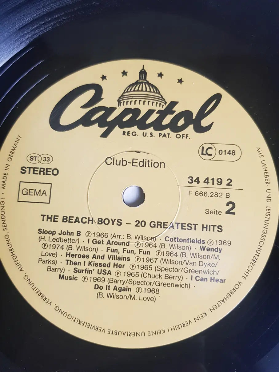 The Beach Boys – 20 Greatest Hits