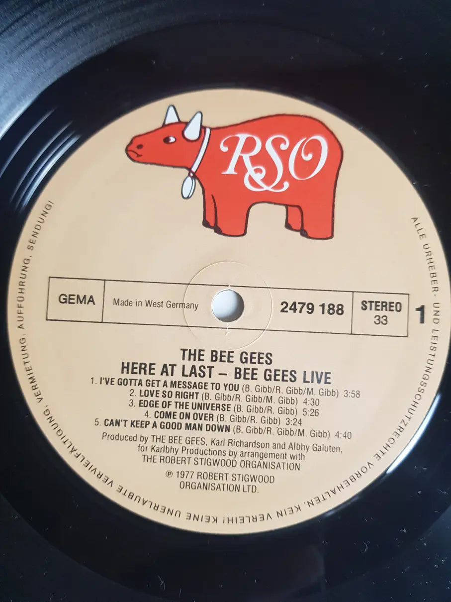 Bee Gees – Here At Last... Bee Gees ...Live
