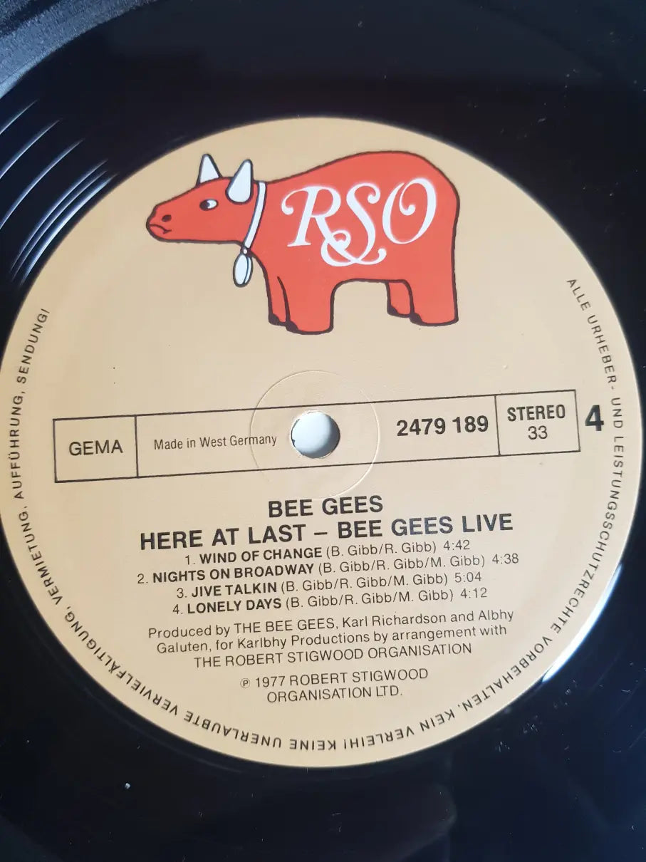 Bee Gees – Here At Last... Bee Gees ...Live