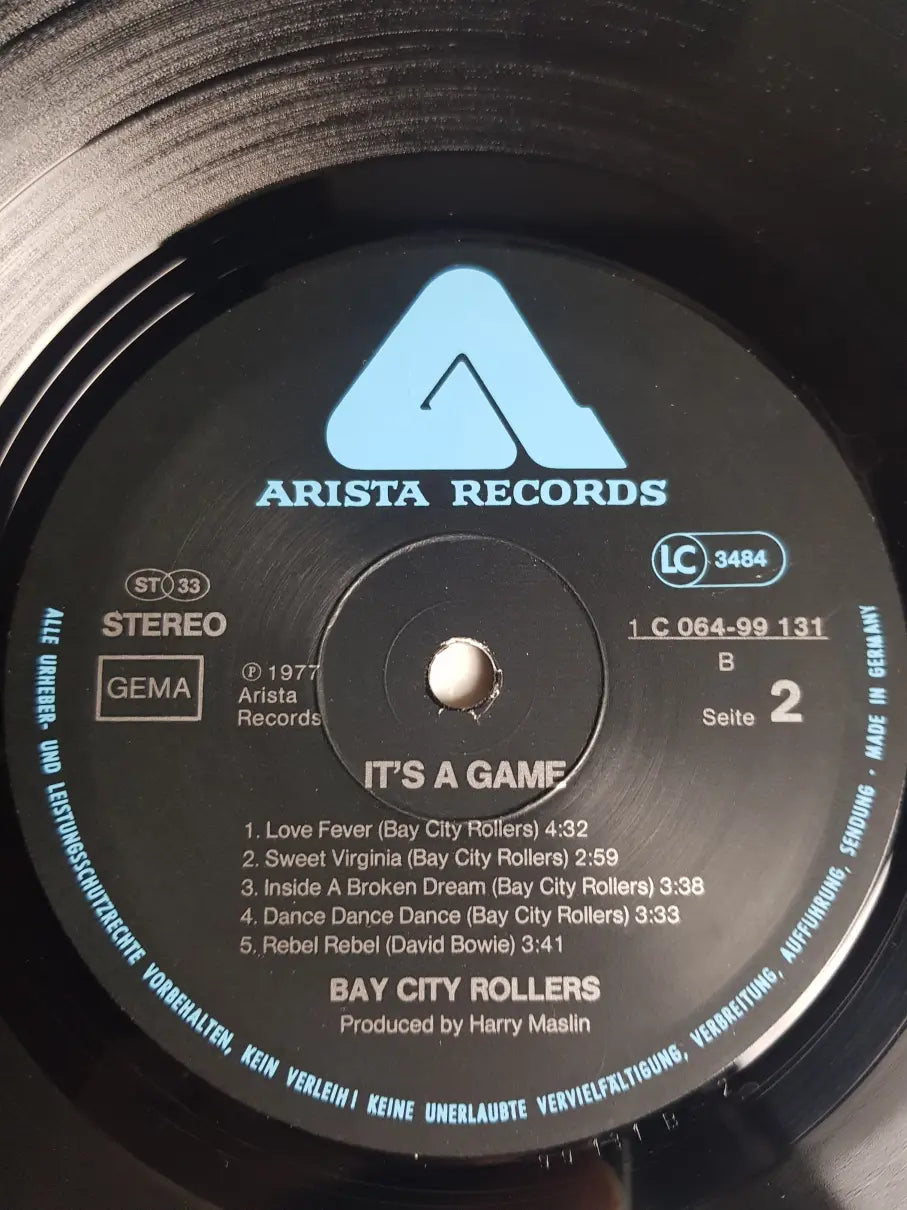 Bay City Rollers – It's A Game