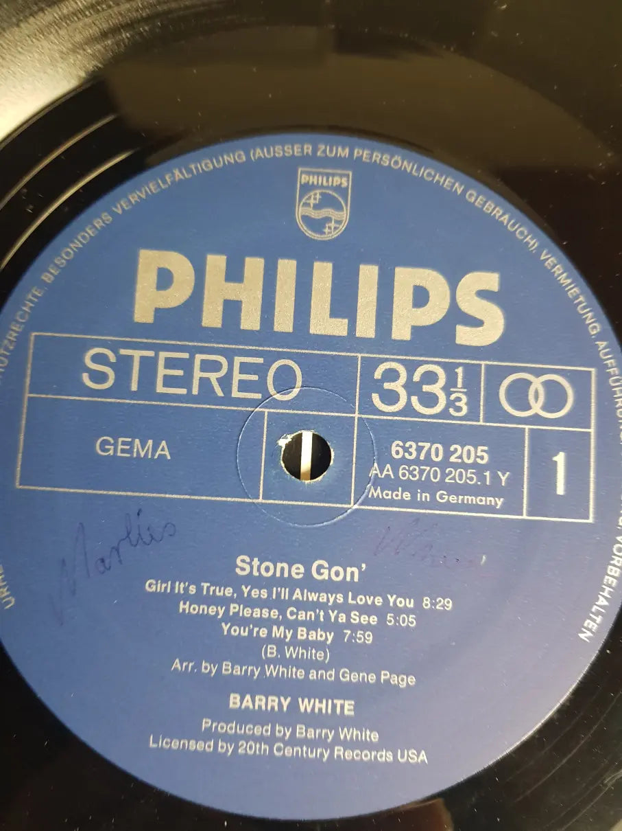 Barry White – Stone Gon'