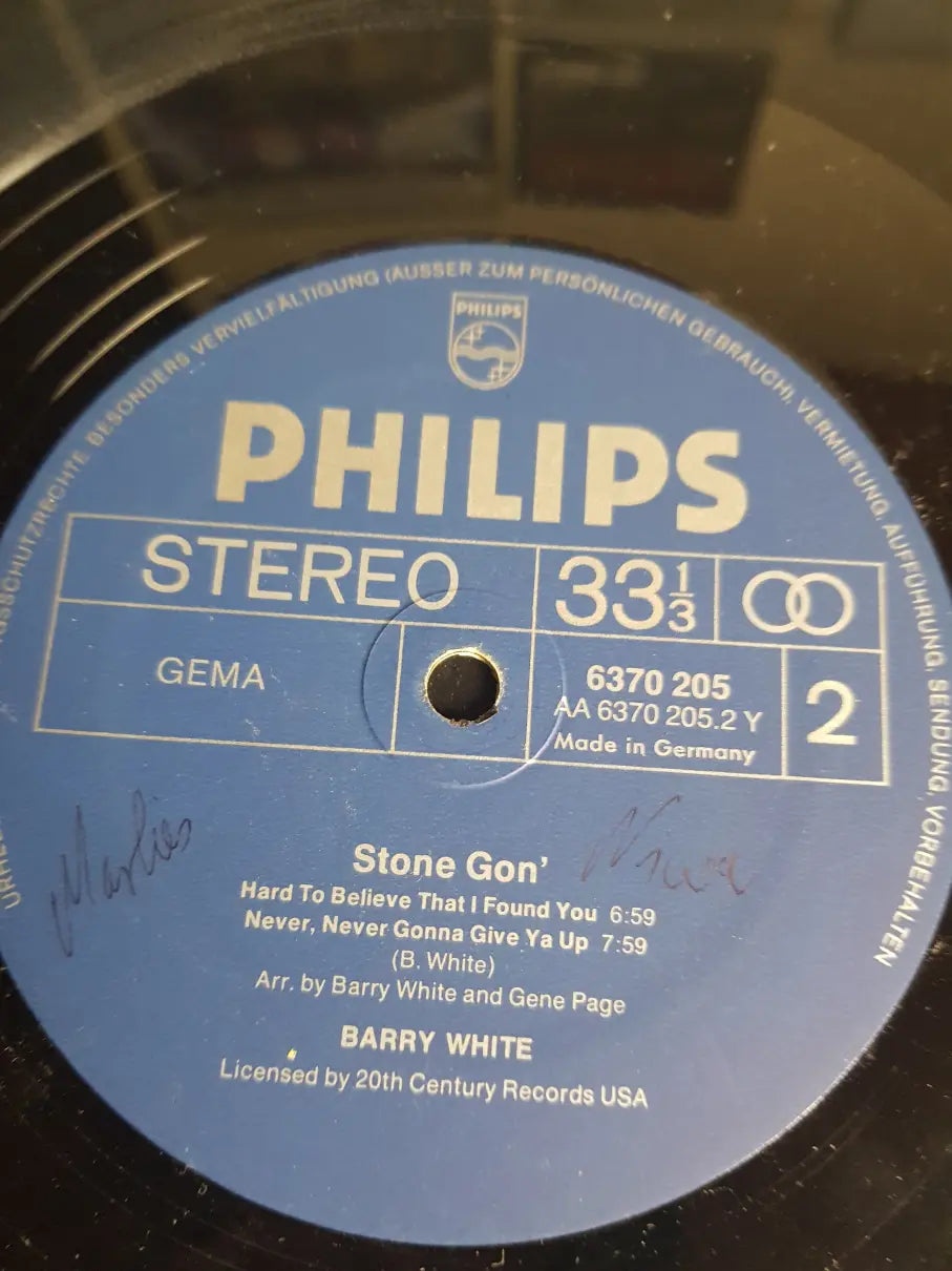 Barry White – Stone Gon'