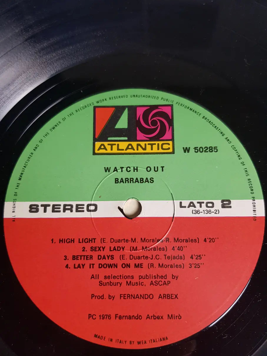 Barrabas – Watch Out